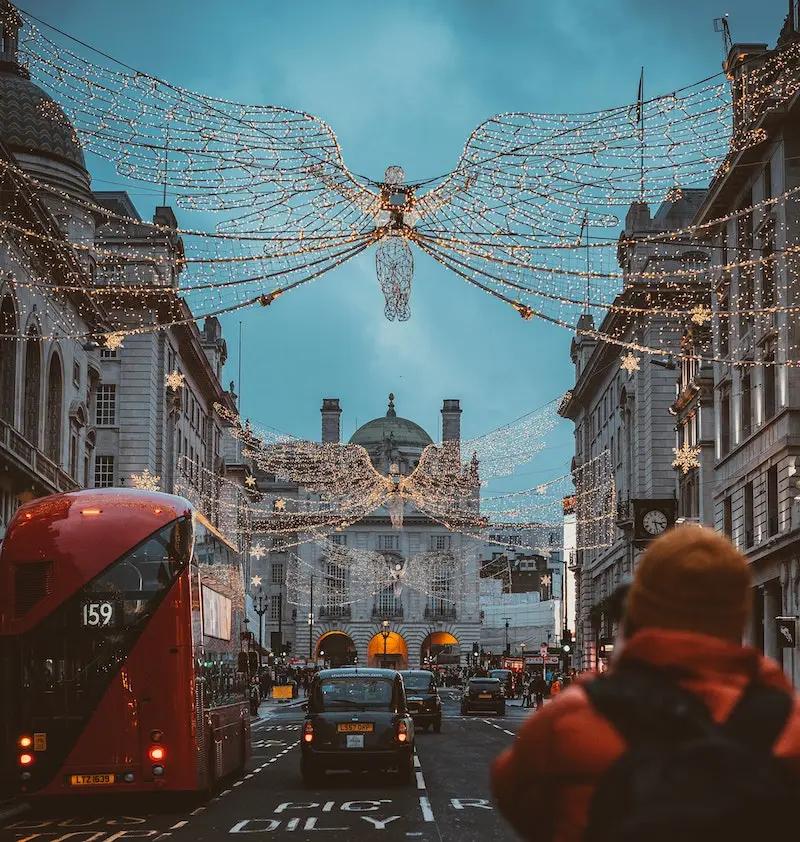 London at Christmas Regent St